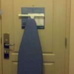 how to secure hotel door with ironing board